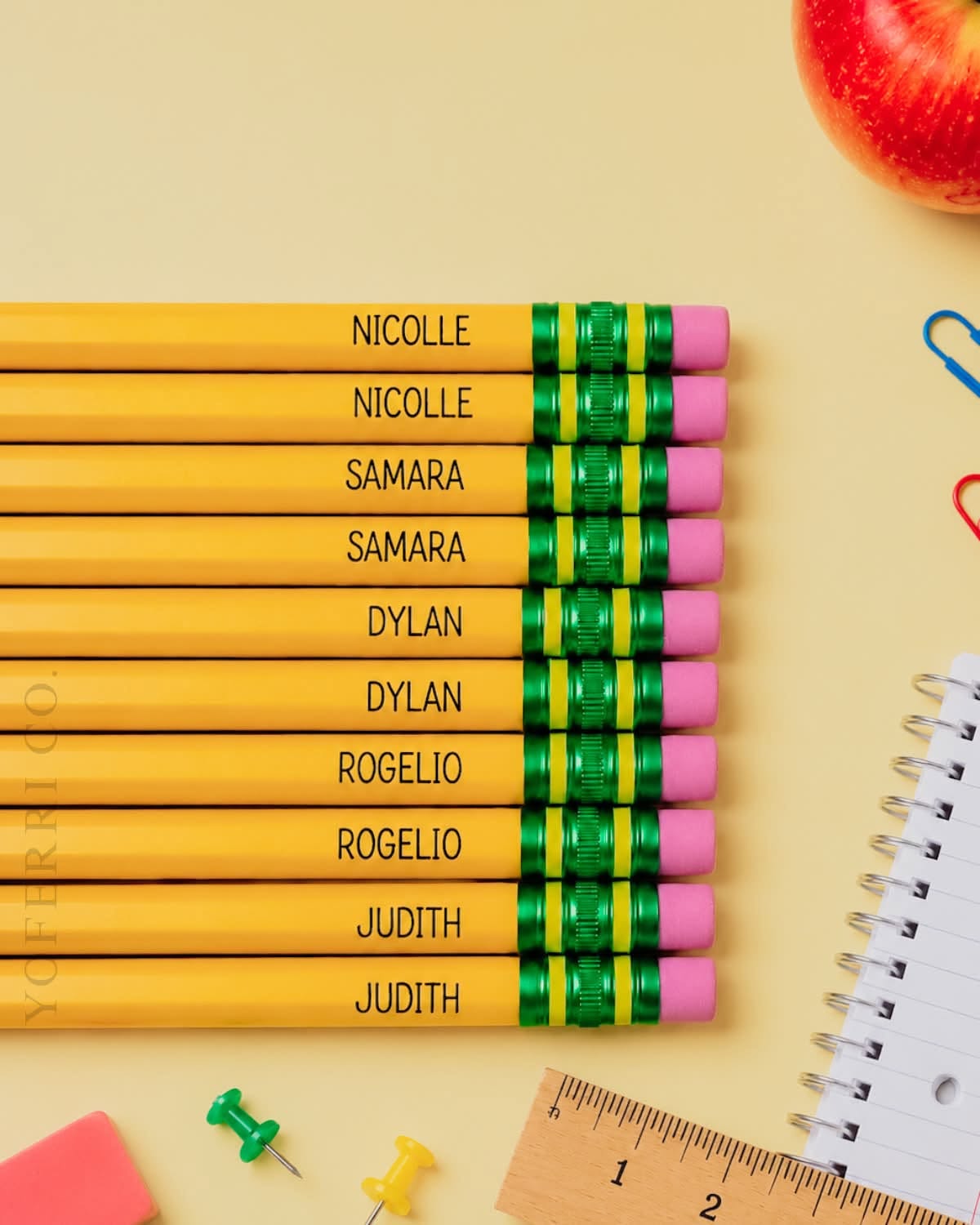 Personalized Ticonderoga Pencils