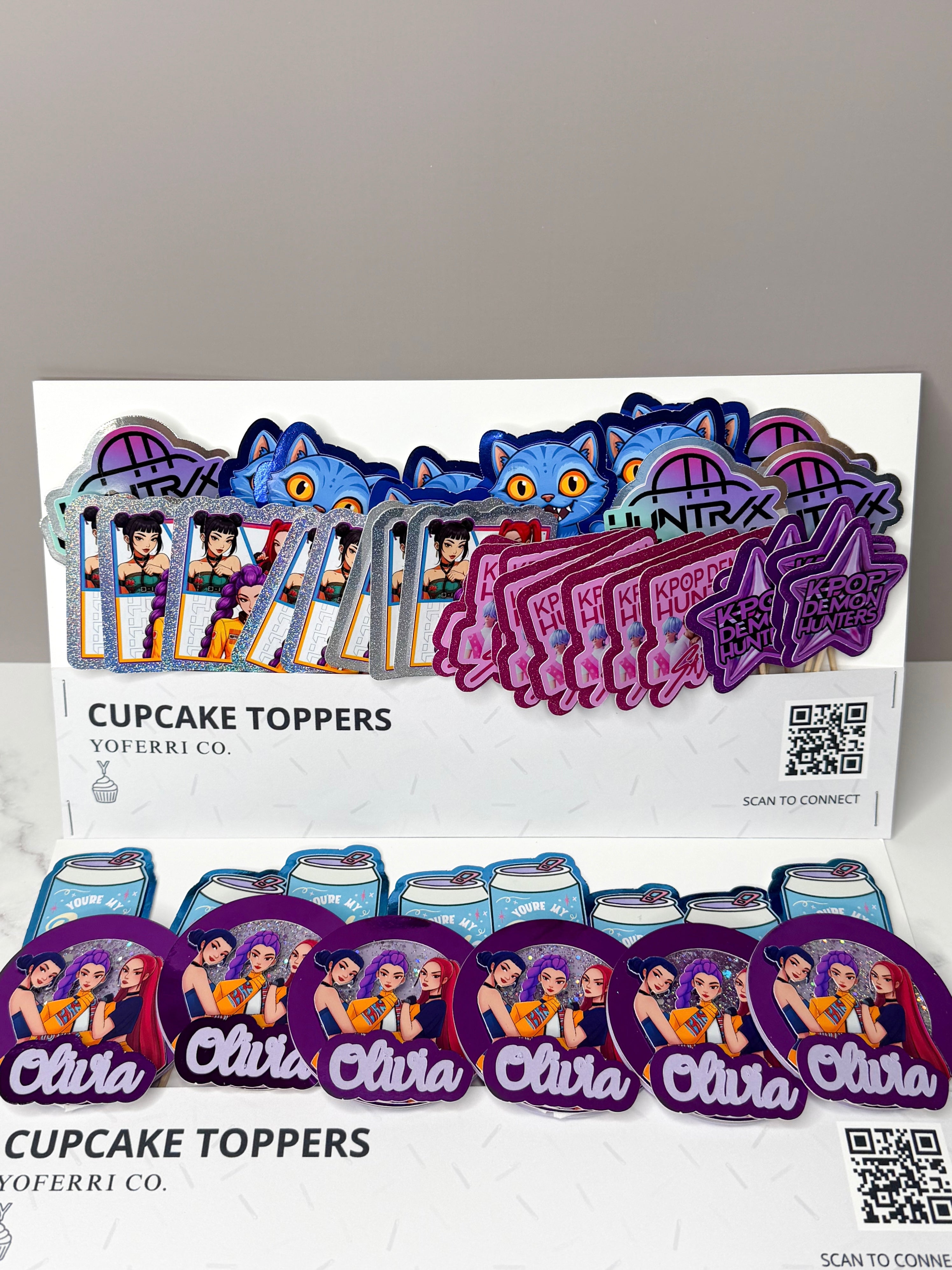 K-Pop — 3D Cupcake Toppers (Set of 12)
