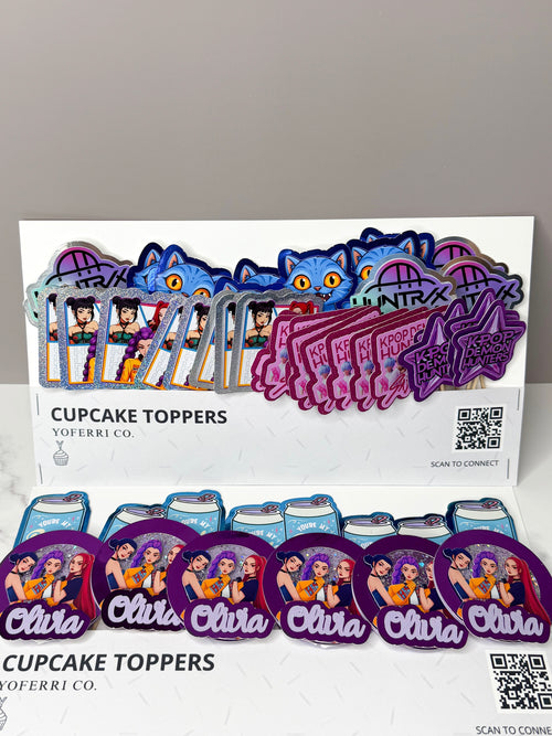 K-Pop — 3D Cupcake Toppers (Set of 12)