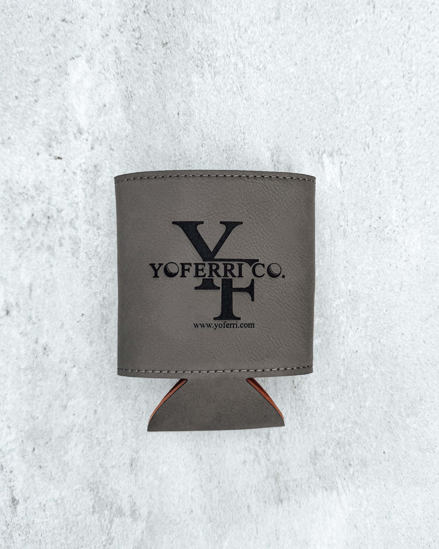 Leatherette Drink Can Cooler